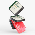 Dr. Strong Energy Oral Strips stacked tins and strip packets