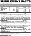 Supplement Facts: Dr. Strong Ultra Cleanse Smoothie Greens