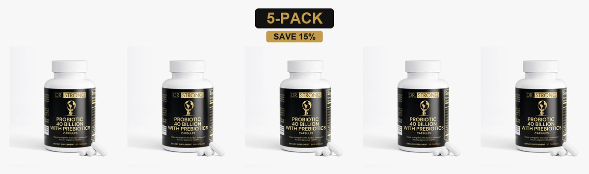 Probiotic 40 Billion 5-Pack bundle